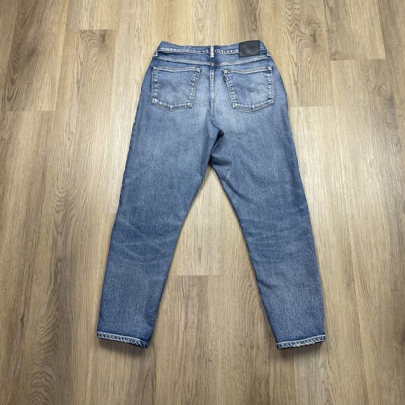 Levis Made in Japan Jeans Womens 30 High-Rise Boyfriend Blue Selvedge Denim - Picture 8 of 14